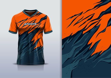 Sports Tshirt Designs Men, Orange Jersey Design, Sport Jersey Design, Men Background, Sport T Shirt Design, Football Tshirt Designs, Cricket Jersey, Racing Jersey, Orange Jersey