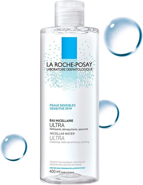 Laroche Posay Micellar Water, Sensitive Acne Prone Skin, Broken Bottle, Micellar Cleansing Water, Water Cleanse, Micellar Water, La Roche Posay, Eye Makeup Remover, Face Care