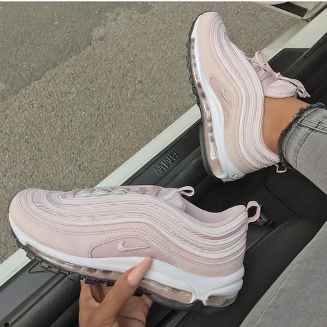 Nike Air Max 97 Pink, Sneaker Wishlist, Nike Rosa, Converse Nike, Shoe Palace, Vans Converse, Baskets Nike, Nike Trainers, Summer Sneakers