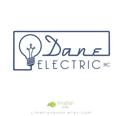 Limefish Studio: Custom Logo + Branding :: Dane Electric Logo :: Light Bulb Logo, Electrician Logo, Business Logo, Smart Logo Are you looking for FASCINATING minimal design for your start-up? Then you are in right place.I can design unique logo for your company/web/organization. Electrical Branding, Electrical Logo Design, Electrical Company Logo, Logo Lighting, Electricity Lessons, Electrical Logo, Electricity Logo, Bulb Logo, Electrician Logo