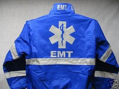 Nicholas's EMS jacket from the back. Emt Clothes, Emt Gear, Emt Uniform, Paramedic Quotes, Ems Shirts, Emt Paramedic, Emergency Medical Technician, Carport Designs, Custom Uniform