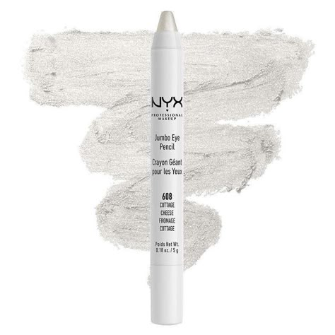 Nyx Highlighter, Nose Highlight, Stick Eyeliner, Nyx Jumbo Eye Pencil, Jumbo Eye Pencil, Eye Highlighter, Creamy Eyeshadow, Milk Color, White Eyeliner