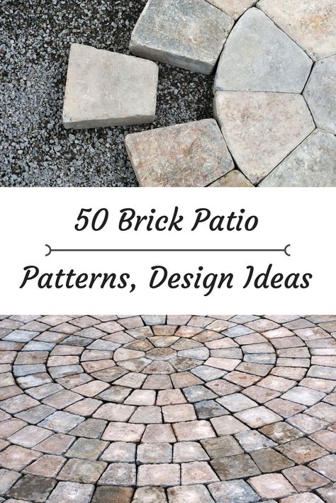 Circular Cobblestone Patio, Half Moon Paver Patio, Circle Patio Design, Round Paved Area, Diy Circle Patio, Brick Paver Fire Pit Patio, Brick Circles Garden Design, Circle Patio Ideas Landscape Design, Small Round Patio Ideas