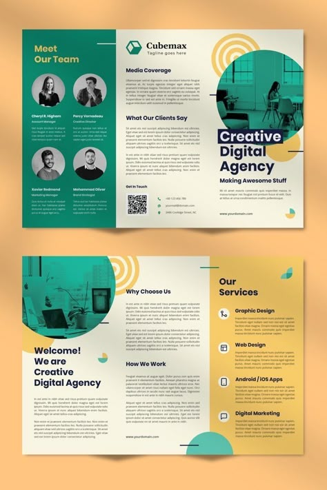 Digital Pamphlet Design, 6 Page Brochure Design, Agency Brochure Design, Tri Fold Brochure Design Templates, Trifold Graphic Design, Brochure 4 Fold, Pdf Layout Design, Business Brochure Design Templates, Digital Brochure Design Layout