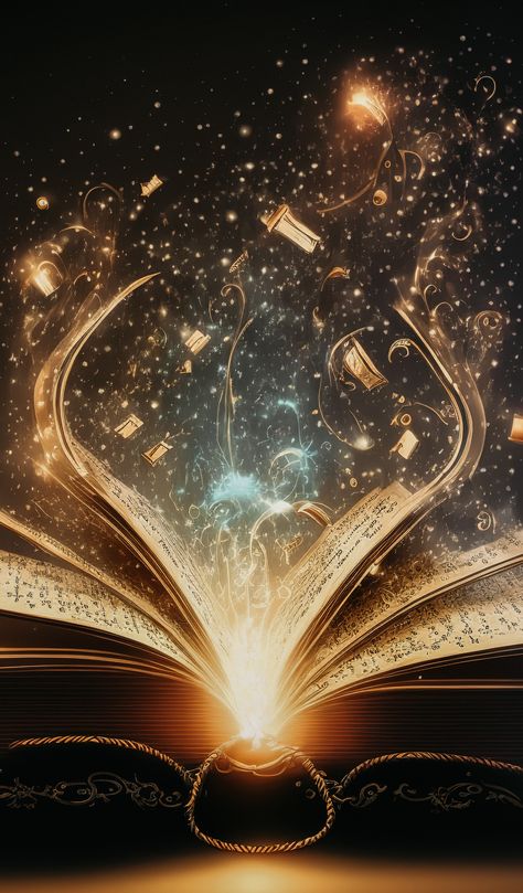 Magic Book Aesthetic, Mage Aesthetic, Time Magic, Music Magic, Magical Book, Magic Aesthetic, Dark Phone Wallpapers, Beautiful Dark Art, World Of Books