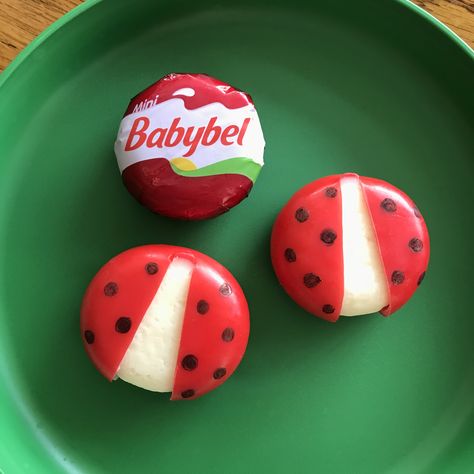 Ladybug Themed Food, Ladybug Party Activities, Miraculous Ladybug Party Snacks, Ladybug Theme First Birthday, Miraculous Themed Snacks, Ladybug Snacks Preschool, Ladybird Birthday Party, Miraculous Ladybug Snacks, Ladybug Party Favors