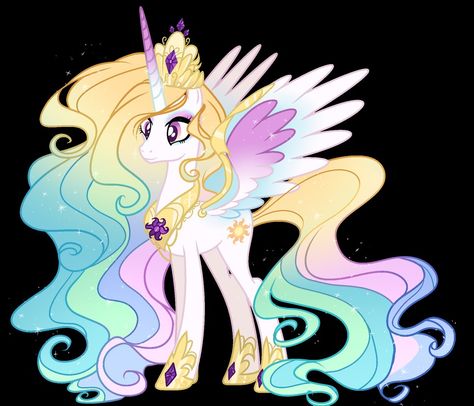 Celestia Redesign, Finn And Princess Bubblegum, Comfort Art, Lumpy Space Princess, Mlp Fan Art, Princess Celestia, Cartoon People, Princess Bubblegum, My Little Pony Characters