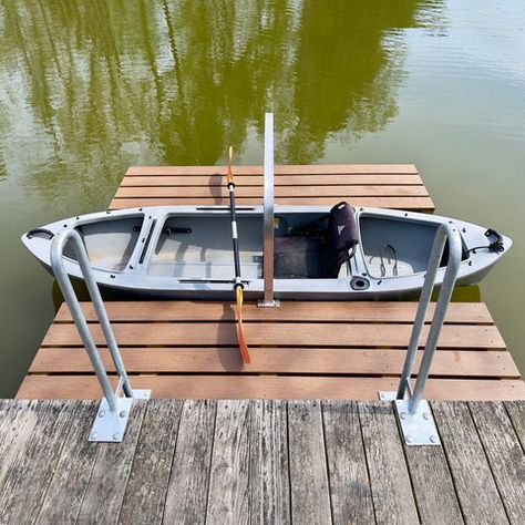 Kayak Docks I Kayak Launch Cradle I American Muscle Docks Kayak Dock, Lake House Dock, Floating Dock Plans, Kayak Launch, Canoe Storage, Lake Landscaping, River Time, Kayaking Tips, Lake Dock