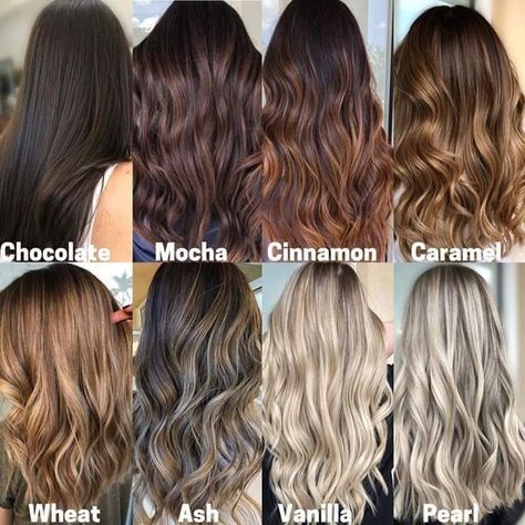 Hair Lights, Fall Hair Color Ideas, Hair Dyed, Hair Color Chart, Fall Hair Color For Brunettes, Super Hair, Hair Color Ideas For Brunettes, Hair Color Highlights, Trendy Hair Color