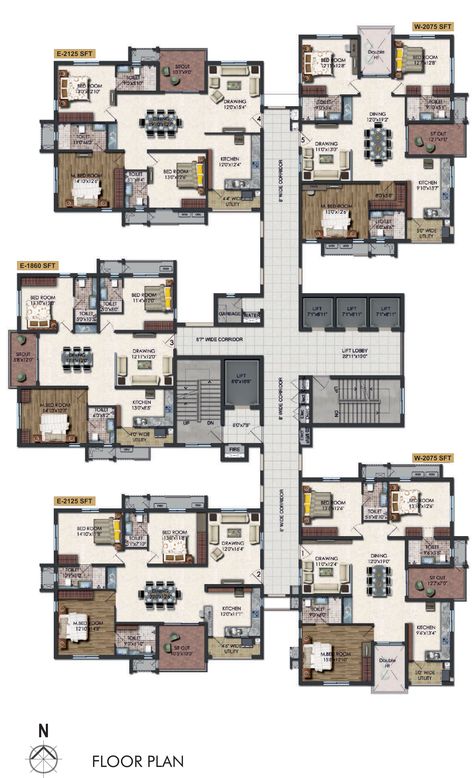 40x20 House Plans, Unconventional Architecture, Residential Plan, Mumbai Location, Apartment Floor Plan, Apartment Buildings, 4 Bedroom House Plans, Apartment Floor Plans, Architectural Floor Plans