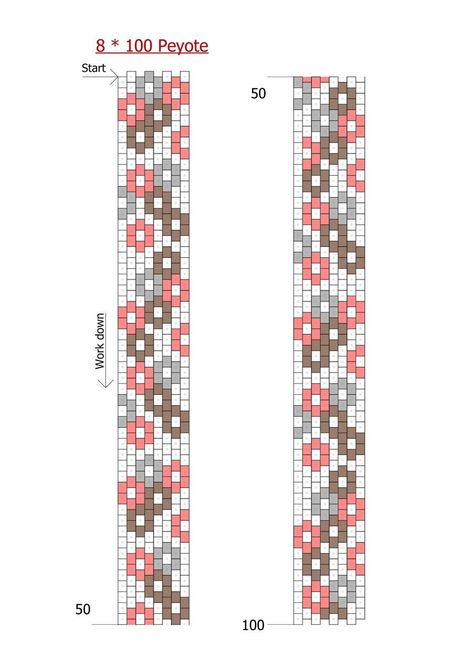 Miyuki Bracelet Pattern Free, Beaded Patterns Free, Loom Beading Patterns Free, Loom Jewelry Patterns, Miyuki Beads Pattern, Seed Bead Bracelet Patterns, Seed Bead Jewelry Patterns, Seed Bead Crafts, Bead Loom Designs