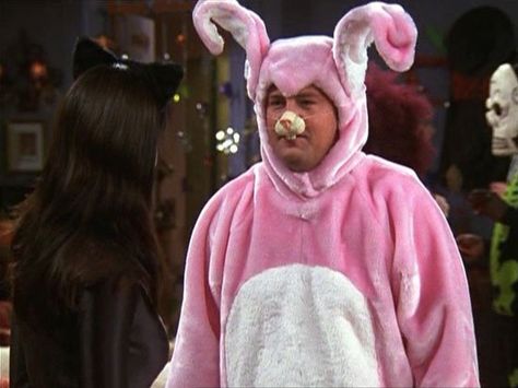 Pin for Later: The Best TV Character Halloween Costumes Friends: Chandler Chandler Bing, Halloween, Pink