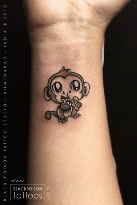 Japanese Monkey Tattoo, Animal Henna Designs, Niece Tattoo, Hand Tattoo Images, Japanese Monkey, Monkey Tattoo, Tan Tattoo, Monkey Tattoos, Anklet Tattoos