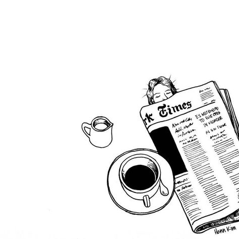 Notion Library, Henn Kim, Art Emotions, طابع بريدي, Ellsworth Kelly, Coffee Drawing, Coffee Illustration, Winter Morning, Coffee Photography