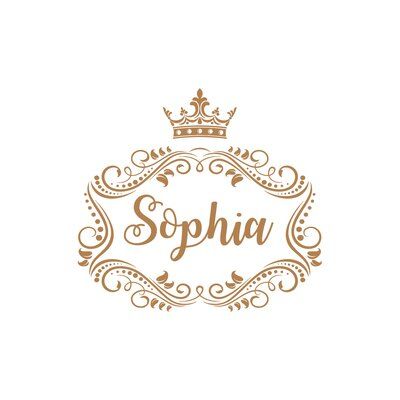 Decal House ''Name'' Princess Crown Nursery Wall Decal Color: Light Brown Crown Nursery, Masters Graduation Pictures, Blue Feature Wall, Manuscript Art, Wall Tapestry Bedroom, Light Green Walls, Wall Stencil Patterns, Diy Photo Backdrop, House Name