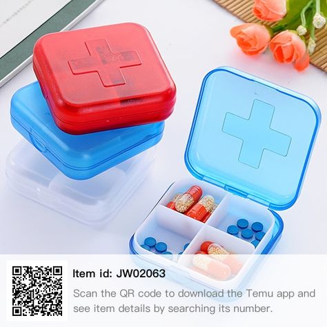 Medicine Jewelry, Medicine Kit, Pill Dispenser, Compartment Organizer, Medicine Organization, Durable Medical Equipment, Pill Container, Medicine Storage, Medicine Boxes