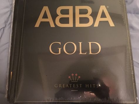 ABBA-Gold (2017 colored vinyl) Vinyl Record Collection, Record Collection, Greatest Hits, Abba, Vinyl Records, Ted Baker Icon Bag, Vinyl, Book Cover, Gold