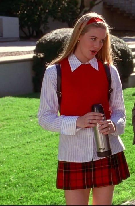 Cher Outfit, Film Major, Pink Ootd, Cher Outfits, Clueless Cher, 90’s Outfits, Clueless Fashion, 90s Inspired Outfits, Clueless Outfits