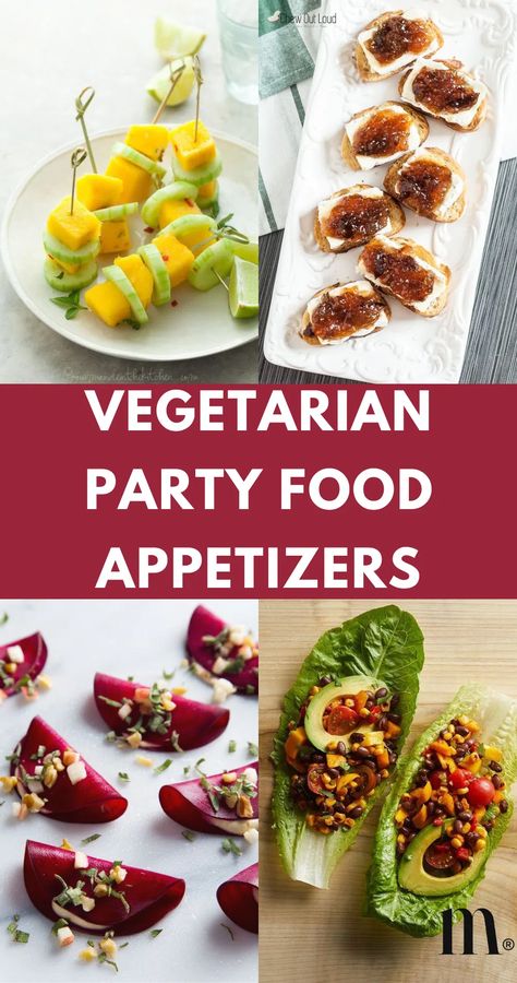 50+ Easy And Delicious Ideas For Vegetarian Party Food Appetizers Easy Party Appetizers Vegetarian, Easy Healthy Finger Foods For Party, Party Snacks For Adults Vegetarian, Small Bites Appetizers Vegetarian, Elegant Vegan Appetizers, Vegetarian Small Bites, Appetizers And Finger Foods, Apero Ideas Appetizers, Party Foods Vegetarian