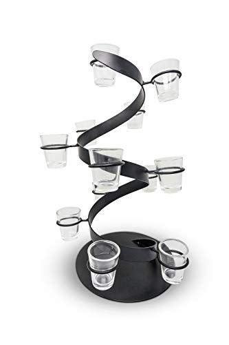 Kwirkworks Shot Glass holder - Twisted Steel Shot Glass D... https://smile.amazon.com/dp/B07YDK8ZY1/ref=cm_sw_r_pi_dp_U_x_qLs0DbN82E1BX Shot Glass Display, Shot Glass Holder, Tequila Shots, Shot Glass Set, Glass Display, Glass Holder, Glass Holders, Shot Glasses, Perfect Party