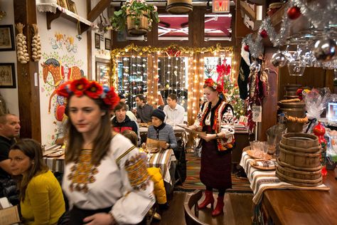 A Day in SoHo, a Night in Ukraine - NYTimes.com Taras Bulba, Ukrainian Restaurant, Vodka Shots, Nyc Restaurants, Eastern European, Great Restaurants, Fabulous Foods, New York Travel, Lviv