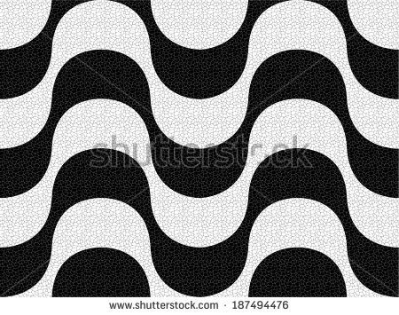 Retro Seamless Black And White Pattern Set Vector. - 129107570 : Shutterstock Building A Stone Wall, P Tattoo, Sunset Tattoos, Abstract Tattoo, Plastic Sheets, Op Art, Retro Design, Art Direction, Textured Background