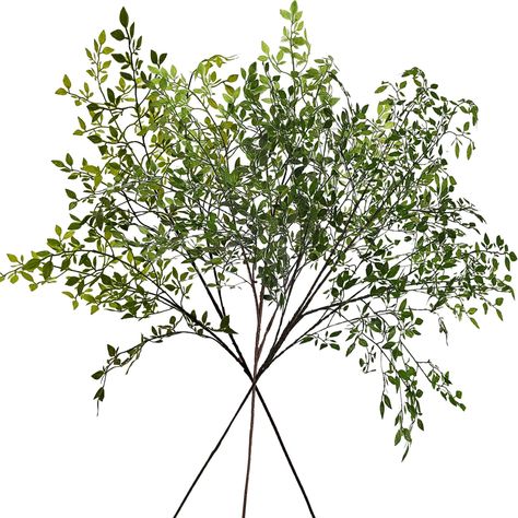 PRICES MAY VARY. 【Package includes】3PCS flexible artificial greenery stems. They are perfect fillers for vases to decorate any places in your house or office. realistic texture of faux branches and leaves. The faux plant stems is soft, not easy to break, and easy to shape 【Size and Material 】Each faux branch is 43.3 inch (110cm) long. The length of the leaf part is 50cm/20 inches. Faux greenery stems are made of high-quality PE plastic, and artificial plant are made of PE plastic and iron wire. Sideboard Styling, Faux Plants Decor, Spring Greenery, Vase With Branches, Faux Stems, Artificial Plants Decor, Faux Branches, Artificial Branches, Fake Plants Decor