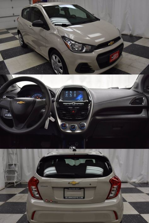 For the most accurate prices and vehicle information go to www.wowwoodys.com. Amazing MPG! Check out this 2017 Chevrolet Spark LS equipped with an FWD 1.4L I4 engine. Top options include a Backup Camera, 7" Touchscreen Media Center, 39 MPG, Cruise Control & so much more. Spark Auto, Spark Car, 1st Car, Chevrolet Spark, Car Chevrolet, Car Ideas, First Car, Backup Camera, Media Center