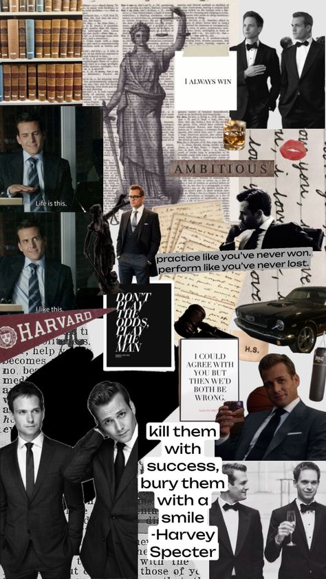 #myfirstshuffle Law School Humor, Specter Suits, Kill Them With Success, Suits Harvey, Harvey Specter Quotes, Law School Life, Genos Wallpaper, Law School Inspiration, Gabriel Macht