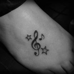 Music Tattoos    This is cute. I would get this behind my ear or something.. Sheet Music Tattoo, Music Notes Tattoo, Music Note Tattoo, Music Tattoo Designs, Note Tattoo, Music Tattoo, Music Tattoos, Foot Tattoo, Tattoo Blog