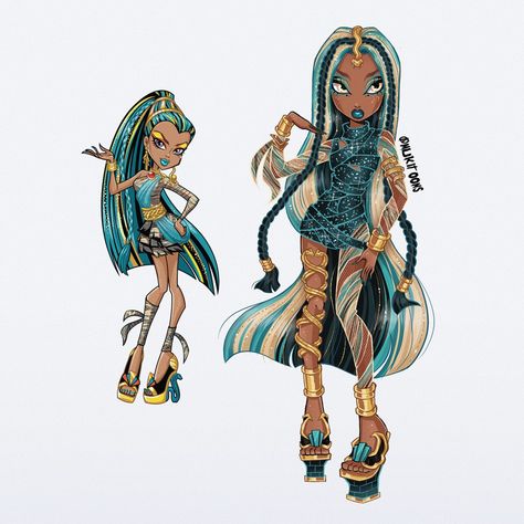 ArtStation - Nefera de Nile Monster High Concept art Redesign, Muki Garoz Nefera De Nile, Arte Monster High, Monster High Pictures, Monster High Art, Monster High Characters, Art Style Inspiration, High Art, Monster High Dolls, Hi Guys