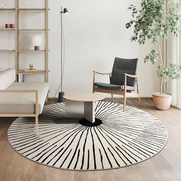 Round Rugs – sweaterpicks Rugs In Dining Room, Living Room Nordic Style, Large Modern Rugs, Round Carpet Living Room, Modern Round Rugs, Coffee Table Rug, Living Room Nordic, Area Room Rugs, Round Area Rugs