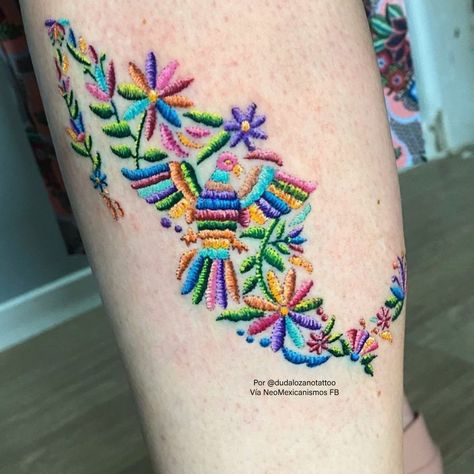 New Mexico Tattoo, Quilt Tattoo, Cross Stitch Tattoo, Tattoo Zone, Mexico Tattoo, Mexican Tattoo, Mexican Art Tattoos, Embroidery Tattoo, Tatoo Inspiration