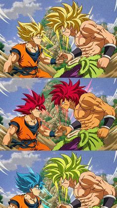 Broly Transformation, Goku And Broly, Goku Vs, Dragon Ball, Zelda, Zelda Characters, Fictional Characters, Art