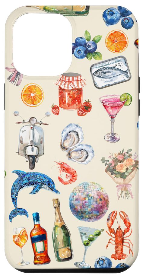 PRICES MAY VARY. This cute preppy collage combines European and Mediterranean summer vibes with beautiful watercolor illustrations. Featuring iconic elements like spritz cocktails, coastal motifs, and Italian flair, it’s perfect for art lovers and travel enthusiasts. Ideal cute collage, this vibrant design captures the essence of summer vacations in Europe. Enjoy scenes of Italian summer with delicious seafood, refreshing drinks, and picturesque landscapes. Perfect for those who love stylish and Spritz Cocktails, Preppy Collage, Beach Collage, Libra Birthday, Mediterranean Summer, Painted Tote, Bachelorette Trip, Summer Vacations, Kindle Case