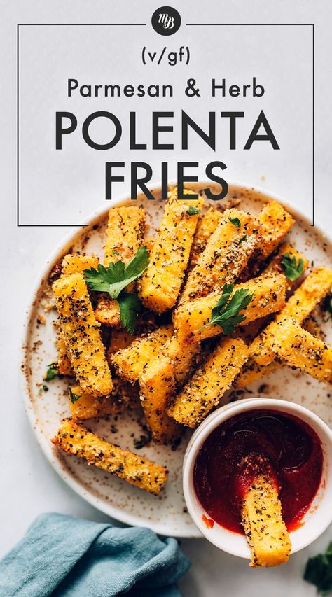 Leftover Polenta, Polenta Recipes Vegan, Easy Polenta, Wfpb Vegan, Polenta Fries, How To Cook Polenta, Pesto Salad, Vegan Ricotta, Polenta Recipes