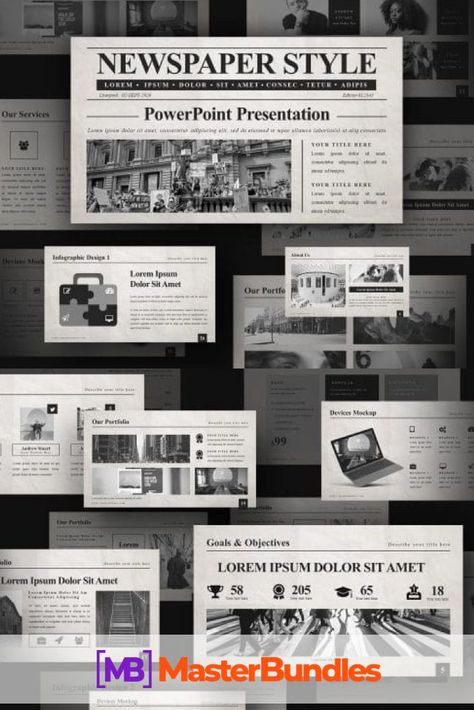 Check this stunning newspaper template powerpoint un retro style! This bundle includes powerpoint, keynote and google slides variants and is a cool example of newspaper templates powerpoint for sure! Newspaper Ppt Template, Google Slides Templates Aesthetic, Newspaper Powerpoint, Retro Powerpoint Template, Google Slides Ideas, Slides Template Design, Design Presentation Layout, School Powerpoint Templates, Ppt Ideas