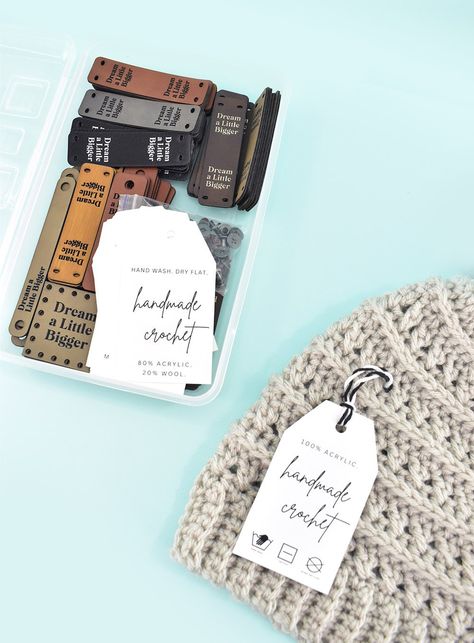 Up the game of your handmade items with these editable washing care tags perfect for crochet, knit, embroidered, and other handmade goods. Crochet Tags, Homemade Tags, Business Packaging Ideas, Food Donation, Small Business Packaging Ideas, Handmade Gift Tags, Small Business Packaging, Business Packaging, Yarn Stash