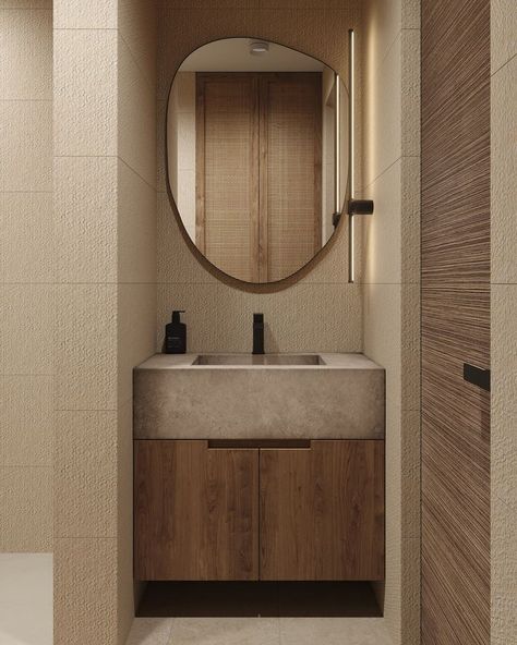 SVER STUDIO/Interior Design/Moscow, apartment, shower room Shower Room Design, Beige Apartment, Moscow Apartment, Japandi Bathroom, Black Bedroom Design, Japandi Interiors, Guest Bedroom Design, Japandi Interior, Interior Design Boards