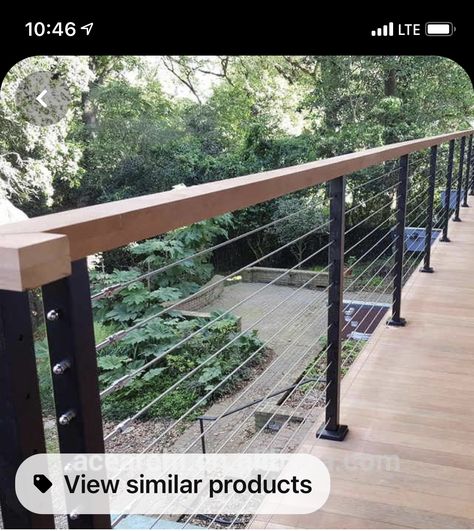 Cable Wire Railing, Railing For Balcony, Railing For Stairs, Stairs Porch, Wire Railing, Veranda Railing, Cable Railing Deck, Front Porch Railings, Stainless Steel Cable Railing