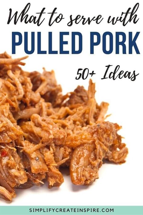 Pork Sandwich Sides, Pulled Pork Side Dishes, Pulled Pork Sides, Juicy Pork Recipes, Paleo Pulled Pork, Pulled Pork Dinner, Pork Side Dishes, Easy Pulled Pork Recipe, Carolina Pulled Pork