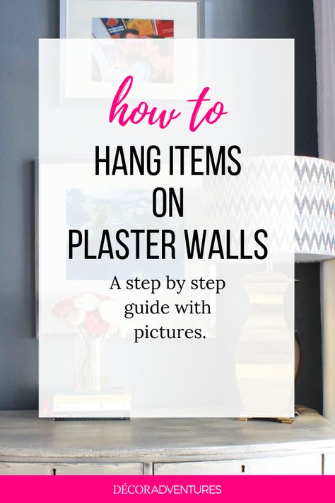 Diy Glow, Backyard Playhouse, How To Hang, Hanging Paintings, Plaster Walls, Picture Hanging, Hanging Pictures, Hanging Art, Old House