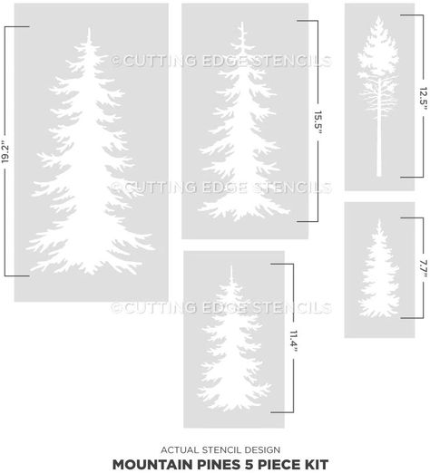 Easy Room Makeover, Wall Painting Stencils, Stencil Painting On Walls, Painting Stencils, Room Wall Painting, Painting Walls, Large Stencils, Large Tree, Wall Stencil