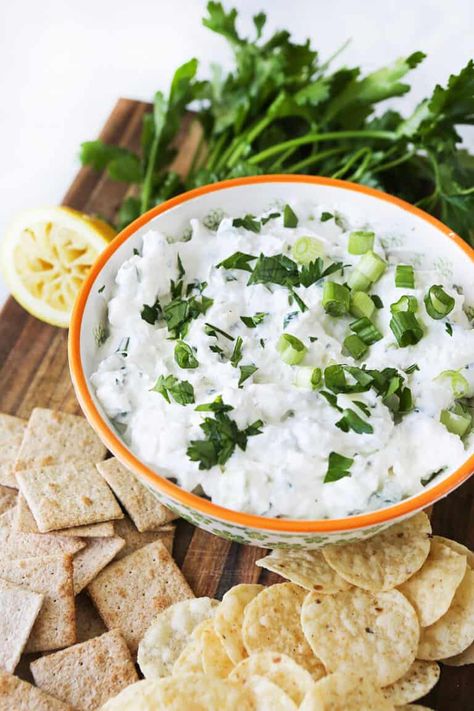 Cold Dip Recipes - 23 delicious ideas! - Pip and Ebby Good Party Food, Feta Cheese Dip Recipes, Feta Cheese Dip, Pip And Ebby, Cold Dip, Cold Dip Recipes, Cold Dips, Best Macaroni Salad, Cheese Dip Recipes