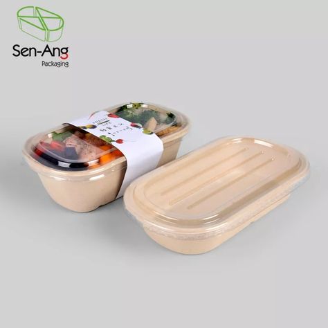 Senang01 Custom Eco Friendly Biodegradable Sugarcane Pulp Lunch Box Food Packaging Containers With Lid - Buy Eco-friendly Bagasse Food Packaging Containers,Paper Food Packaging Containers,Bagasse Pulp Lunch Box With Lid Product on Alibaba.com Box Food Packaging, Paper Food Packaging, Plastic Food Packaging, Restaurant Kitchen Design, Sandwich Packaging, Starch Foods, Food Fair, Food Box Packaging, Paper Food