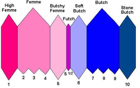 The Femme to Butch spectrum. 🌈 Futch Aesthetic, Butch Lesbian Fashion, Character Sheet Template, Lesbian Fashion, Scale Art, Meme Template, The Shape, Art Board, Funny Images