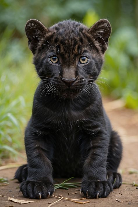 Baby Black Panther, Cute Panther, Black Panther Animal, Panther Cub, Baby Panther, Wild Cat Species, Black Panther Cat, Panther Pictures, Panther Cat