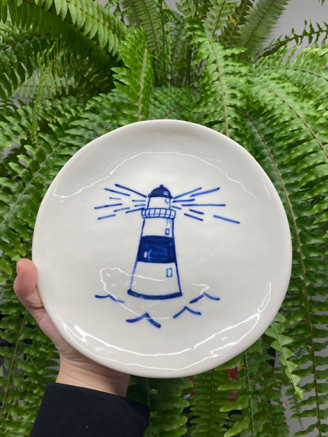 Pottery, handmade cup, ceramic, bowl, plate Beach Pottery Painting, Beachy Pottery Painting Ideas, Ceramic Bowl Ideas Painted, Beachy Pottery, Plate Pottery Painting Ideas, Easy Pottery Painting, Easy Pottery Painting Ideas, Clay Date, Pottery Painting Ideas Easy