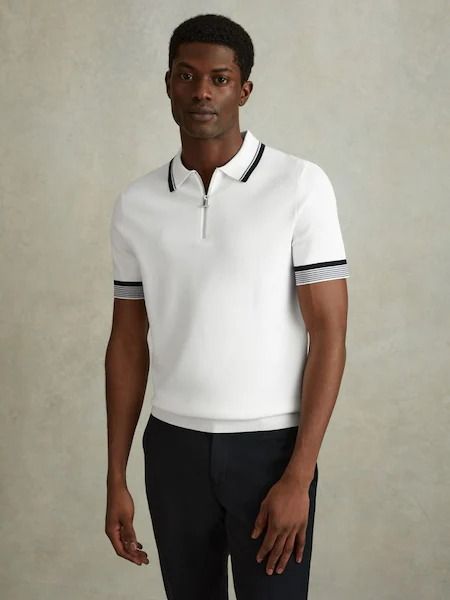 Men's Designer Polo Shirts | The Men's Polo Shirt For You - Reiss Mens Designer Polo Shirts, Branding Images, Classy Outfits Men, Man Child, Outfits Men, Kids Branding, Polo Shirts, Summer 2024, Men's Polo