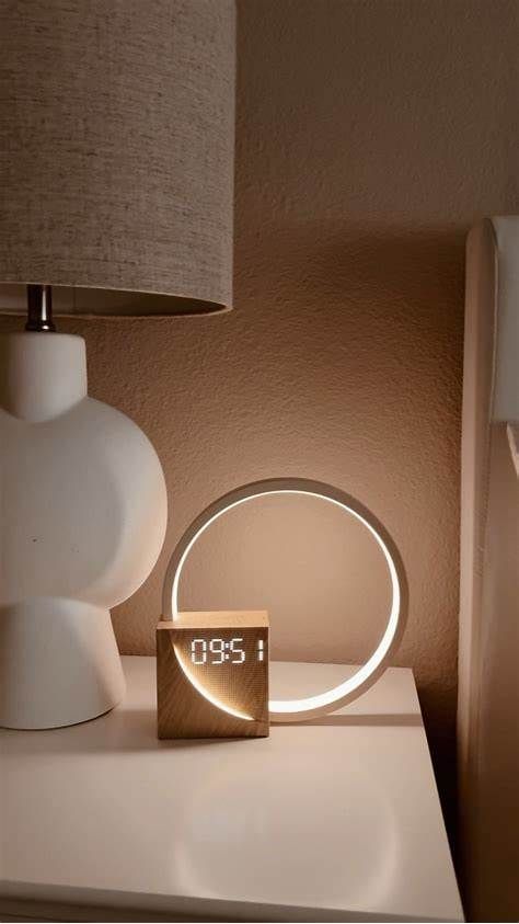 ✨ Elevate your bedside table with this sleek and modern LED lamp and digital clock combo. The minimalist design adds a touch of elegance to any room, while the soft, ambient light creates a calming atmosphere. Perfect for reading, relaxing, or simply keeping track of time in style.  🌙🕒  #WakingUpLight #SunriseAlarm #NaturalWakeUp #SleepWell #MorningRoutine #LightTherapy #HealthySleep #CircadianRhythm #BetterMornings #WakeUpEnergized #SleepBetter #LightAlarmClock #MorningLight Modern Alarm Clock, Digital Table Clock, Sunrise Alarm, Light Alarm Clock, White Noise Sound, Bedside Clock, Sunrise Alarm Clock, Touch Table Lamps, Touch Table